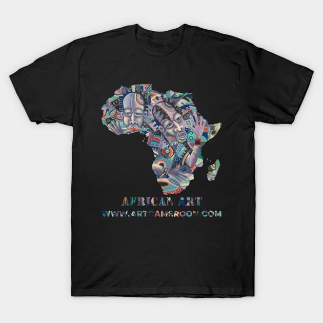 The Drummer and Flutist II T-Shirt by ArtCameroon